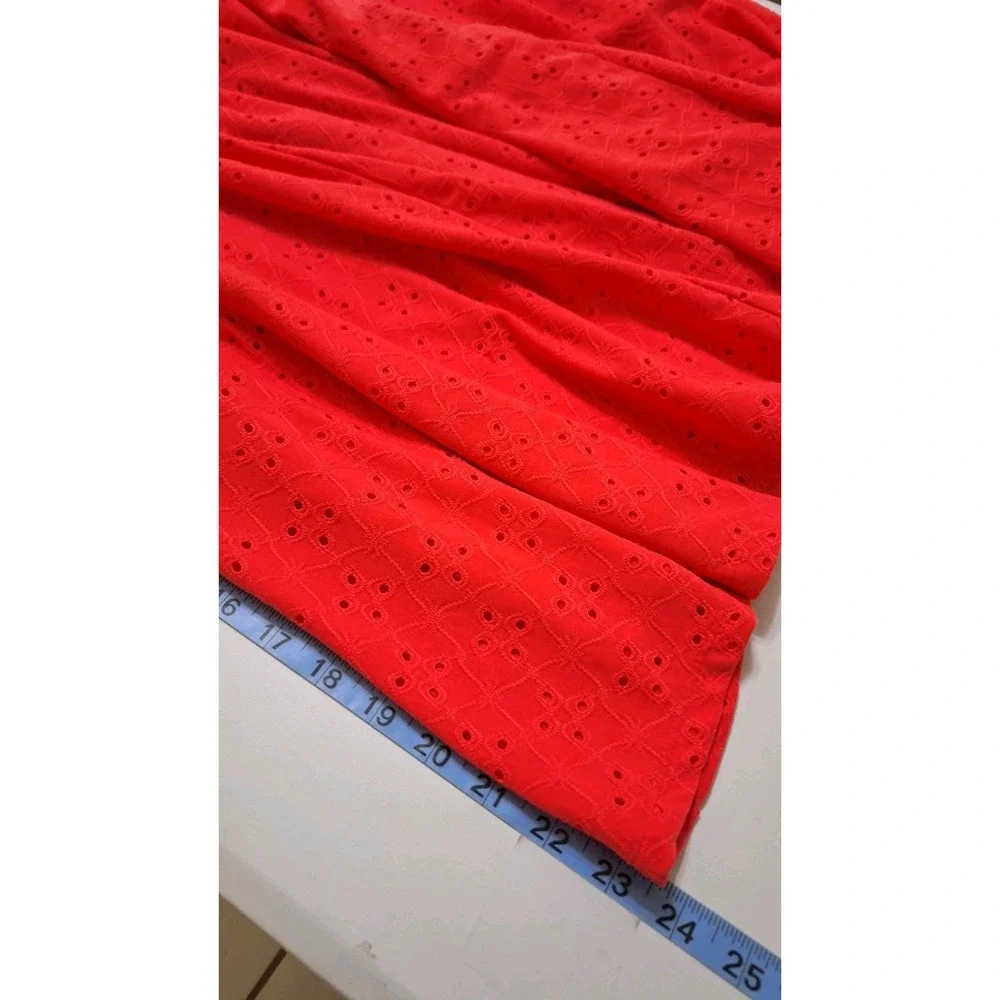 Torrid Skater Skirt Knit Eyelet Pink‎ Plus Size 4 Cottagecore